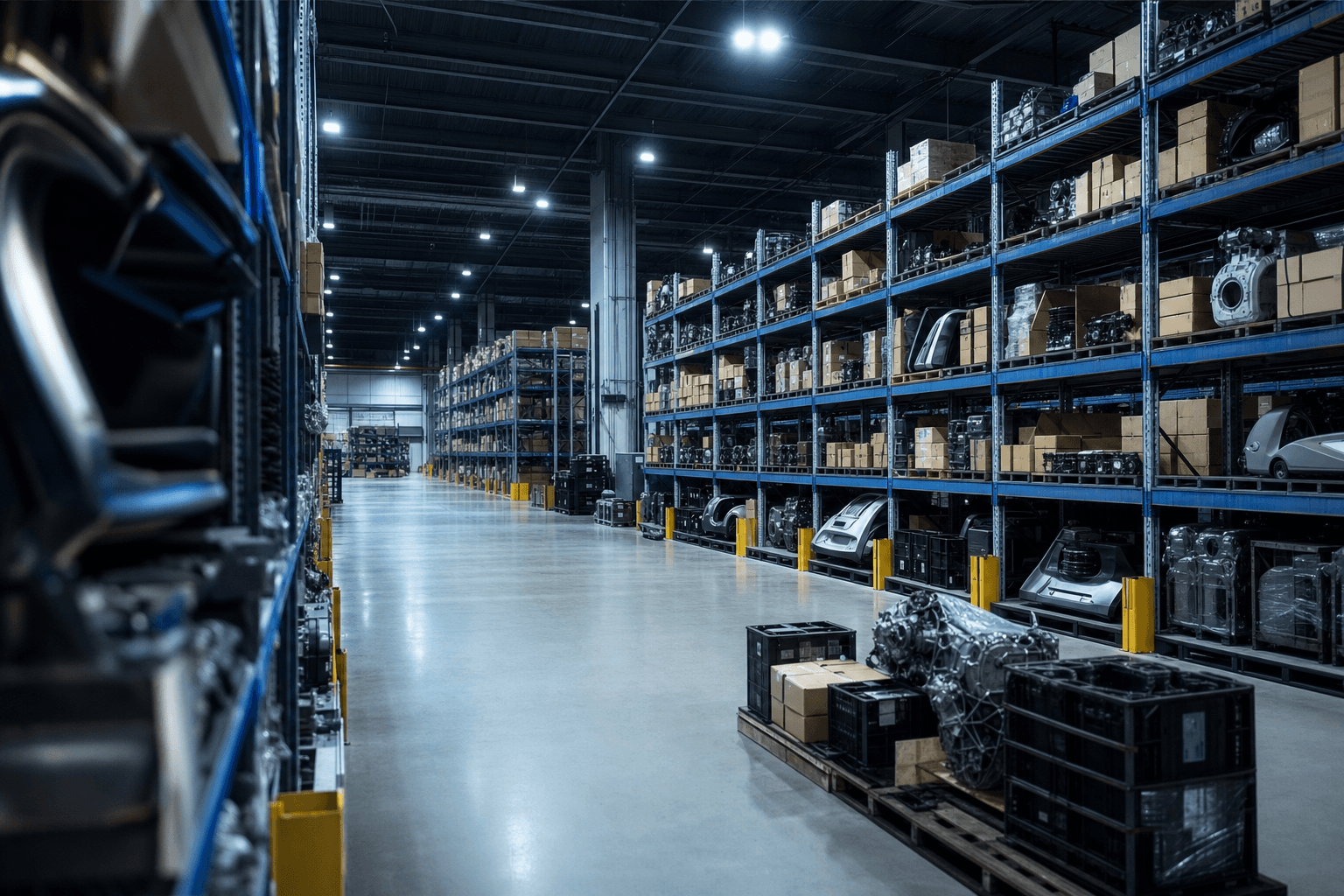A major automotive aftermarket parts distribution center in Melbourne
