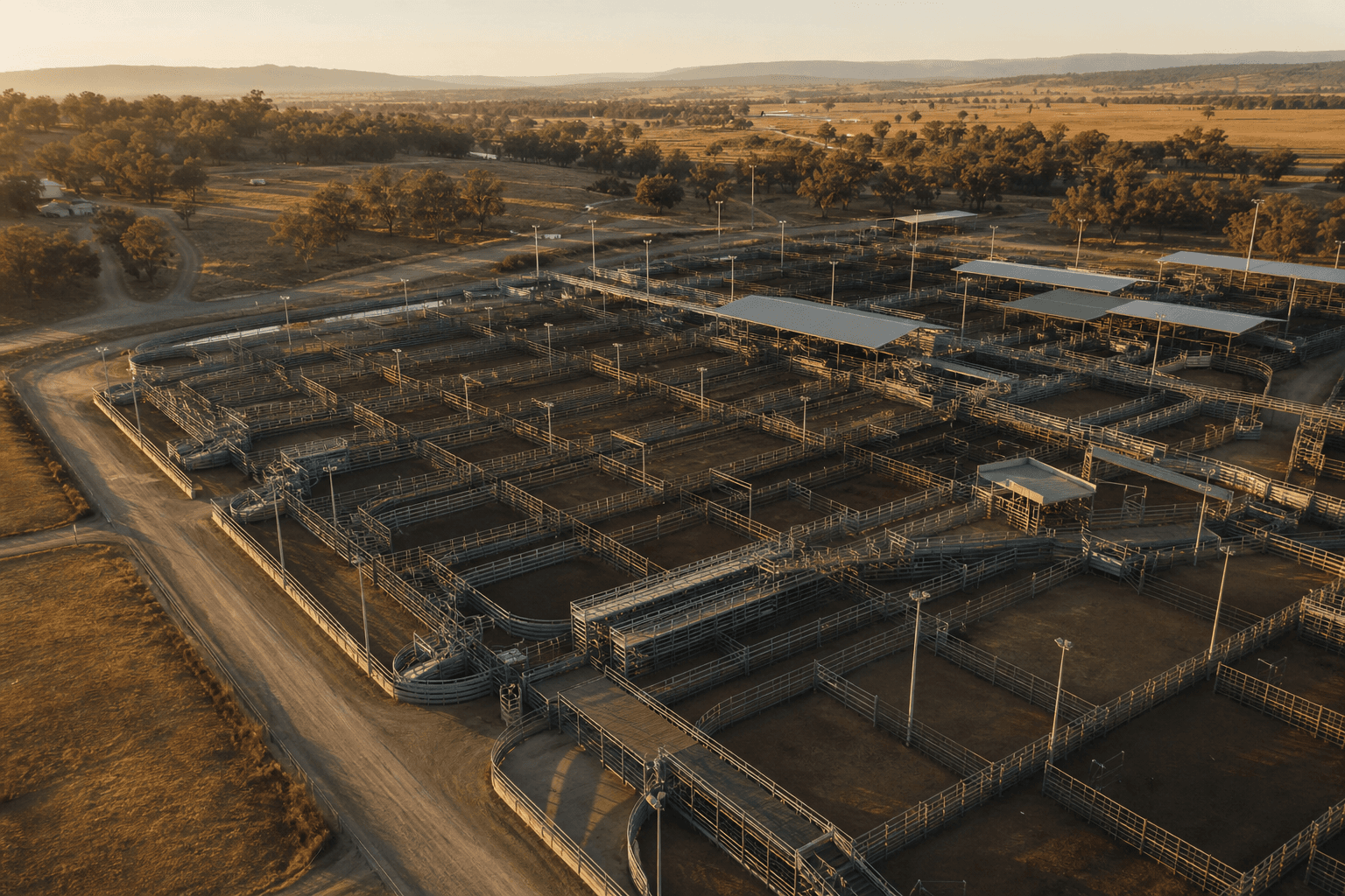 Regional livestock distribution and saleyard infrastructure