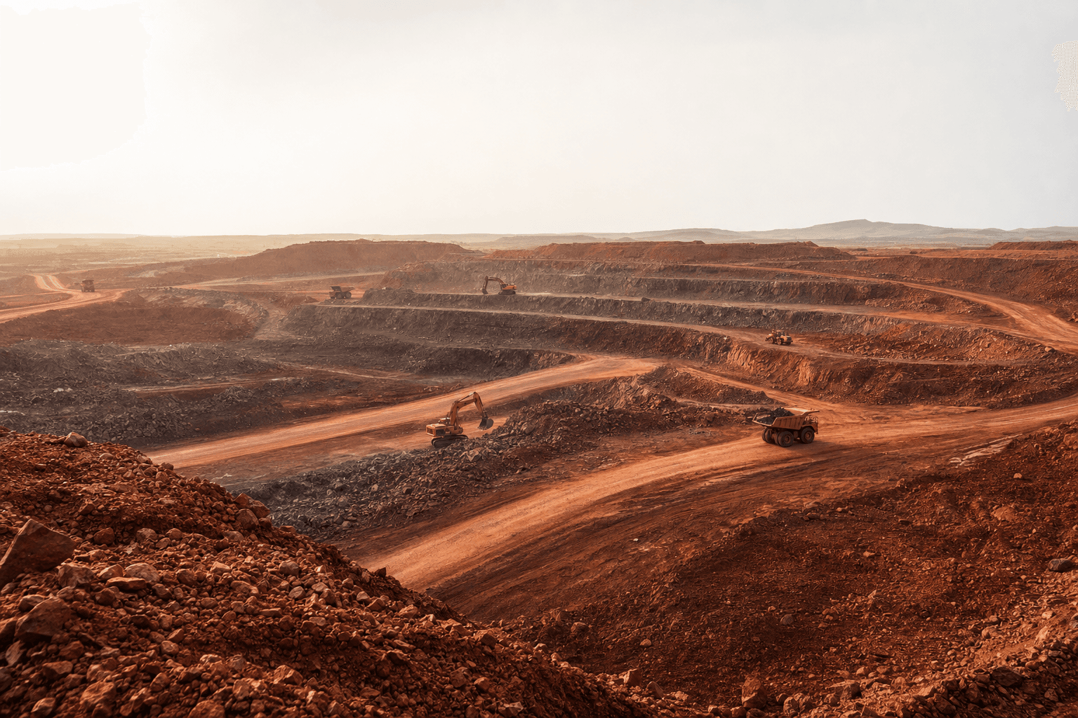 The massive Pilgangoora lithium-tantalum open-pit mine in Western Australia