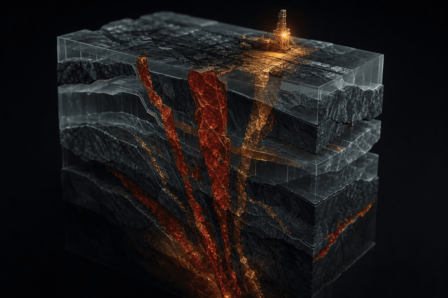 Geological modeling of deep-seated uranium deposits