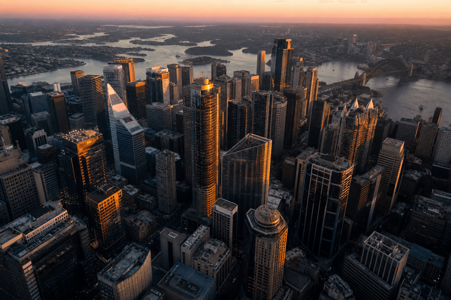 The Sydney financial district where ASX trading takes place